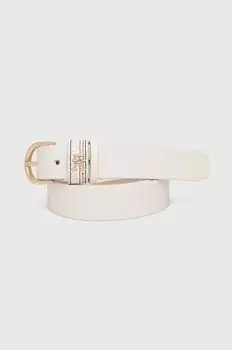 Кожаный ремень Tommy Hilfiger, белый