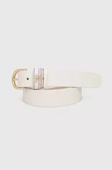 Кожаный ремень Tommy Hilfiger, белый