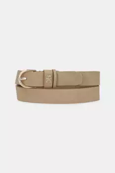 Кожаный ремень Tommy Hilfiger, бежевый
