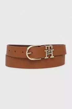 Кожаный ремень Tommy Hilfiger, коричневый