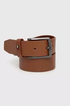 Кожаный ремень Tommy Hilfiger, коричневый
