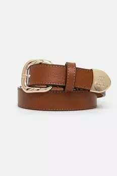 Кожаный ремень Tommy Hilfiger, коричневый