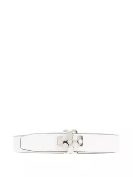 Кожаный ремень Tory Burch, белый