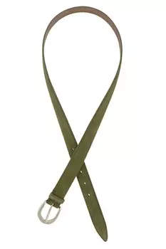 Кожаный ремень Ulla Popken Belt, зеленый
