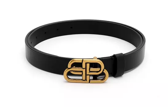 Кожаный ремень унисекс Balenciaga