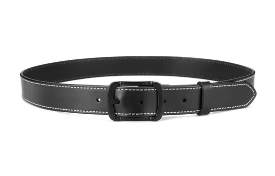 Кожаный ремень унисекс GENANX, Черный