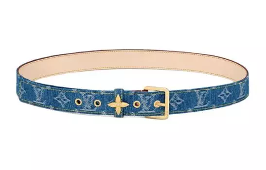 Ремень унисекс Louis Vuitton, синий