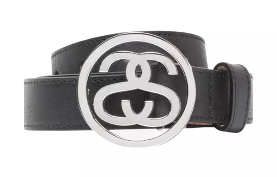 Кожаный ремень унисекс Stussy