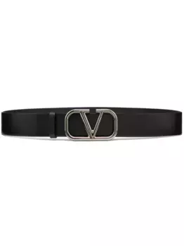 Кожаный ремень VALENTINO GARAVANI, черный