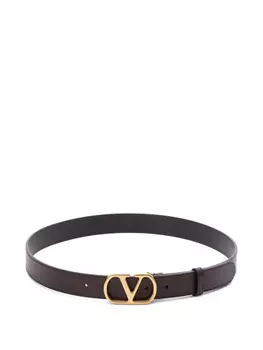 Кожаный ремень Valentino Garavani, коричневый