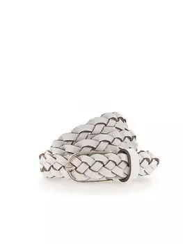 Кожаный ремень VANZETTI Belt, белый