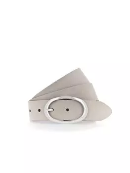 Кожаный ремень VANZETTI Belt, светло-серый