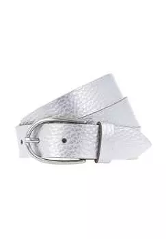 Кожаный ремень Vanzetti, серебряный