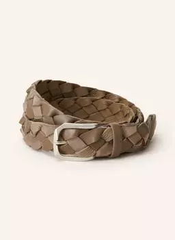 Кожаный ремень VENETA CINTURE, тауп