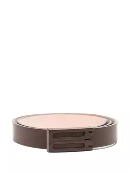 Кожаный ремень Виктории Бекхэм Victoria Beckham, коричневый