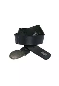 Кожаный ремень в стильном дизайне CIPO & BAXX, черный