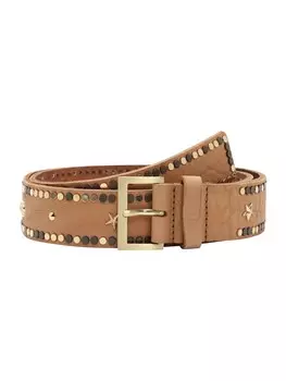 Кожаный ремень Zadig & Voltaire Belt, светло-коричневый