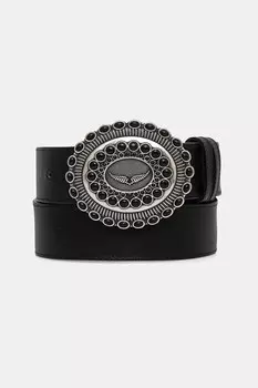 Кожаный ремень Zadig&Voltaire, черный