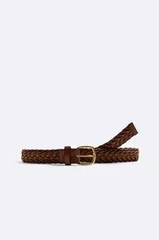 Кожаный ремень ZARA, кожа