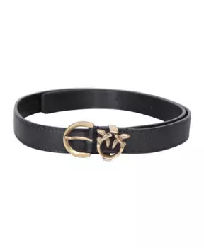 Кожаный ремень женский Pinko, черный