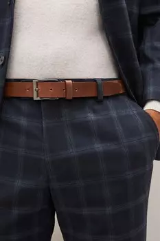 Кожаный ремешок с отделкой из фольги Next, коричневый