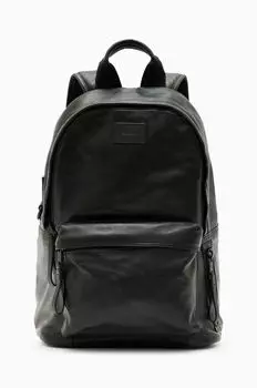 Кожаный рюкзак AllSaints, черный