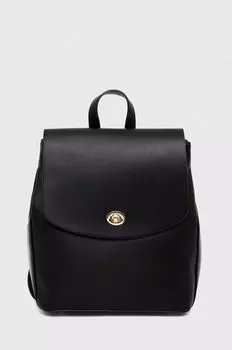 Кожаный рюкзак Answear Lab, черный