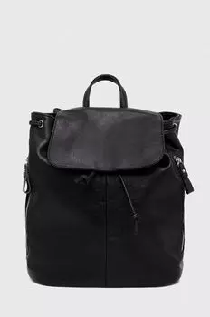 Кожаный рюкзак Answear Lab, черный