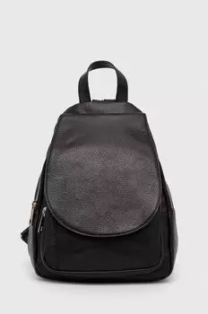 Кожаный рюкзак Answear Lab, черный