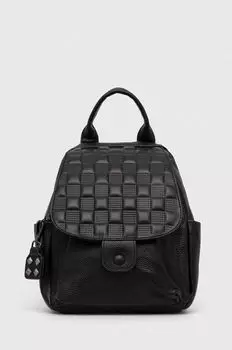 Кожаный рюкзак Answear Lab, черный