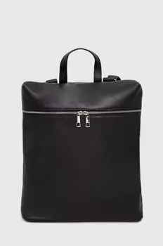 Кожаный рюкзак Answear Lab, черный