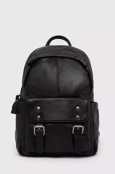 Кожаный рюкзак Answear Lab, черный