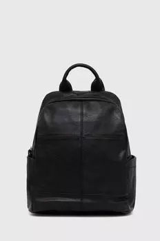 Кожаный рюкзак Answear Lab, черный