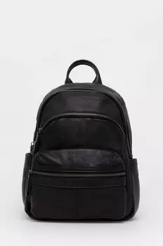 Кожаный рюкзак Answear Lab, черный