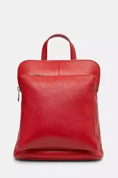 Кожаный рюкзак Answear Lab, красный