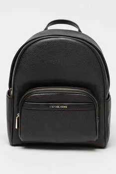 Кожаный рюкзак Bex с передним карманом Michael Kors, черный