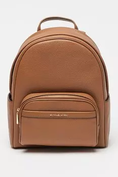 Кожаный рюкзак Bex с передним карманом Michael Kors, коричневый