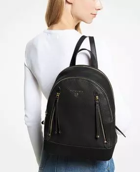 Кожаный рюкзак Brooklyn среднего размера Michael Kors