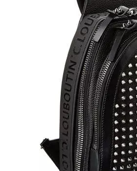 Кожаный рюкзак Christian Louboutin, черный