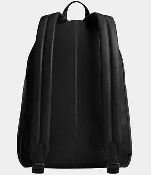 Кожаный рюкзак COACH Paper Weight, черный