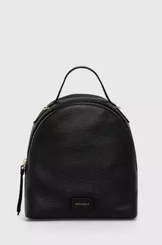 Кожаный рюкзак Coccinelle, черный
