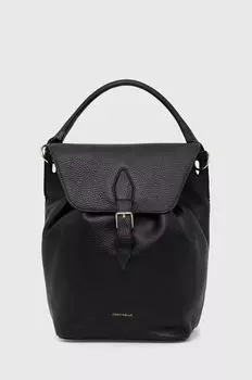 Кожаный рюкзак Coccinelle, черный