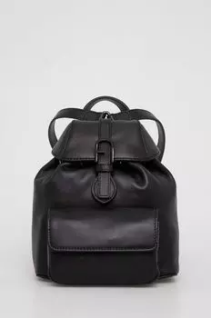Кожаный рюкзак Furla, черный