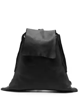 Кожаный рюкзак Guidi, черный