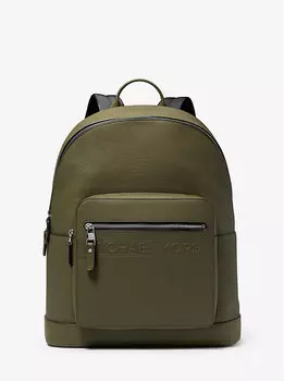 Кожаный рюкзак Hudson Commuter Michael Kors, зеленый