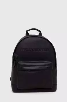 Кожаный рюкзак Karl Lagerfeld, черный