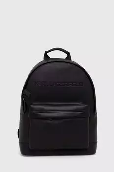 Кожаный рюкзак Karl Lagerfeld, черный