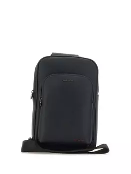 Кожаный рюкзак Kiton, черный