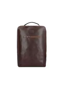 Кожаный рюкзак Leon 41 см с отделением для ноутбука BUCKLE & SEAM, цвет Brown Blu