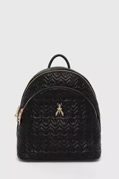 Кожаный рюкзак Patrizia Pepe, черный